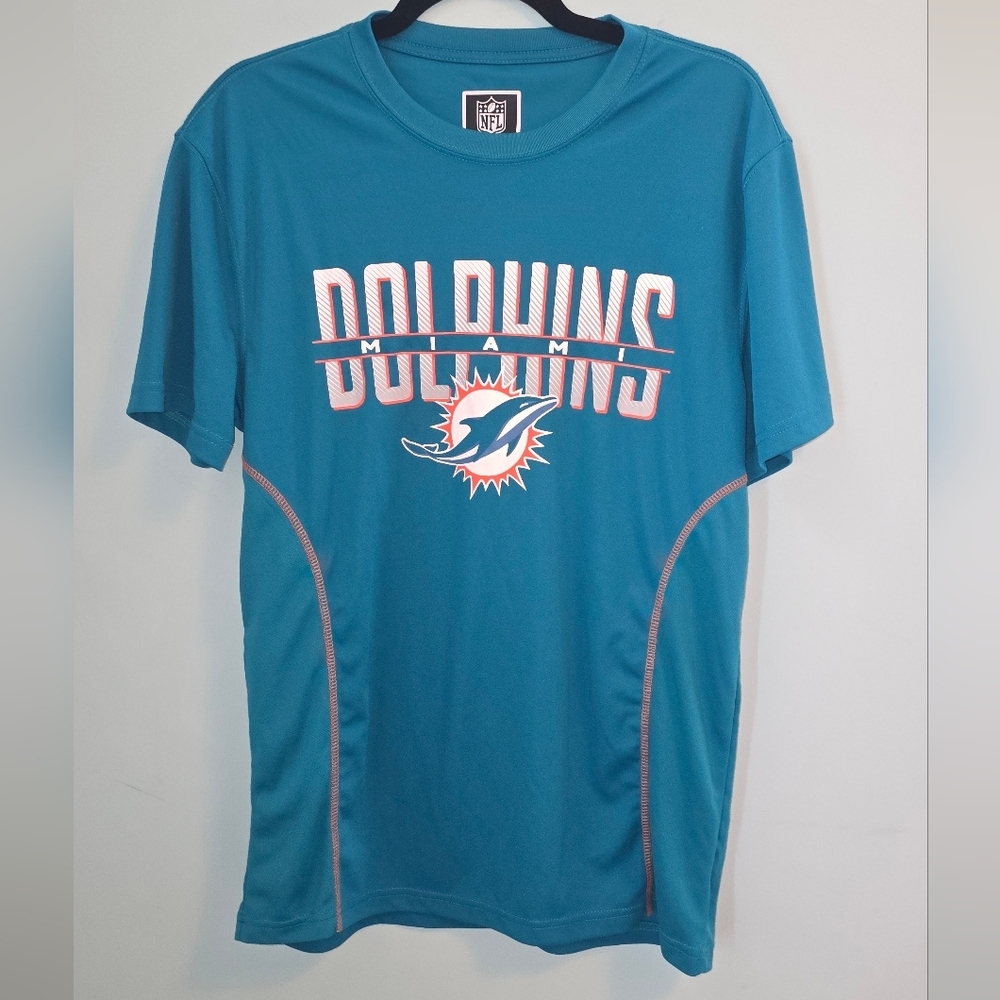 NFL Miami Dolphins Blue Short Sleeve Tee Unisex